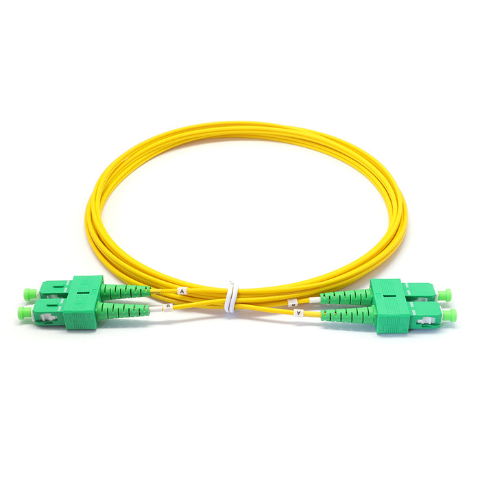 Duplex Singlemode G657A1 3.0*6.0mm Zip-cord Fiber Optic Patch Cable LSZH YL