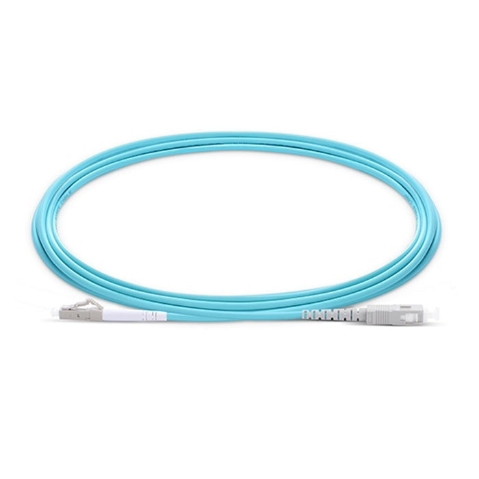 SC UPC to LC UPC Simplex OM3 Multimode LSZH 3.0mm Fiber Optic Patch Cable AQ