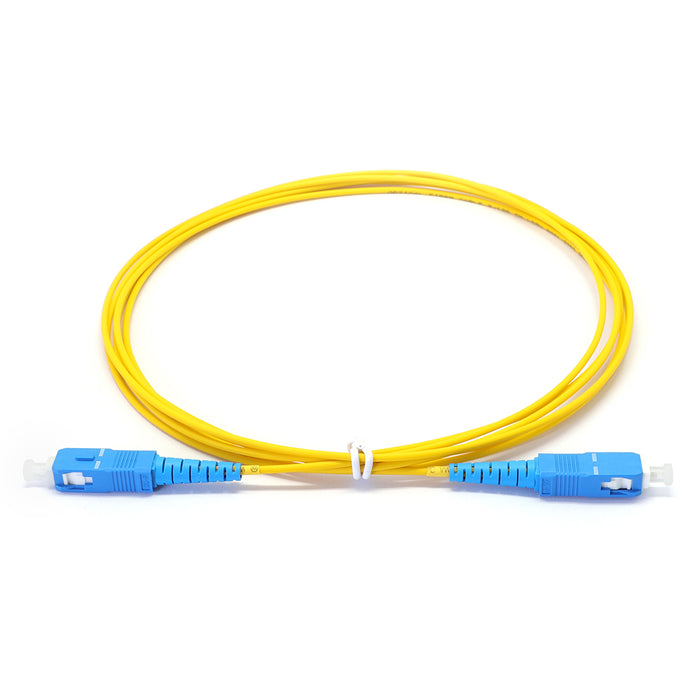 SC UPC to SC UPC Simplex G657A1 Singlemode LSZH 3.0mm Fiber Optic Patch Cable