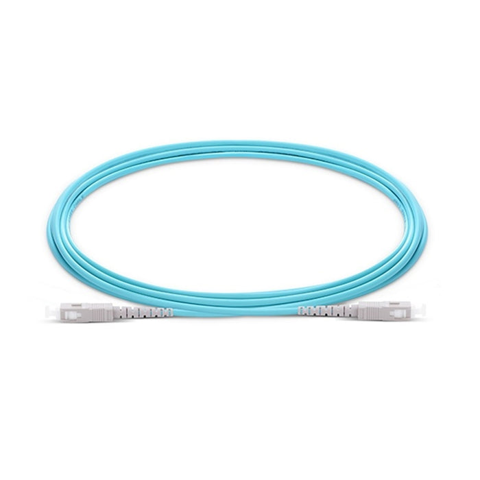SC UPC to SC UPC Simplex OM3 Multimode LSZH 3.0mm Fiber Optic Patch Cable AQ
