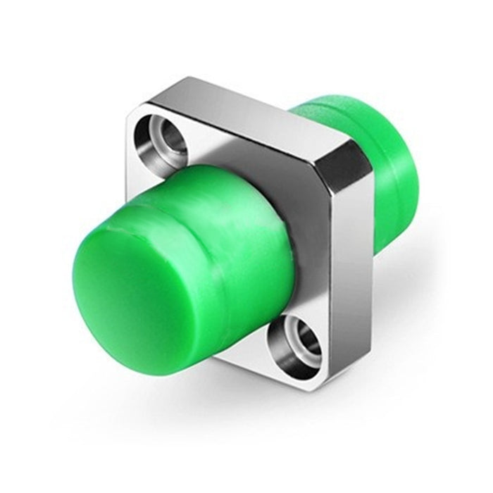Simplex Single Mode Square Solid Type Fiber Optic Adapter with Flange
