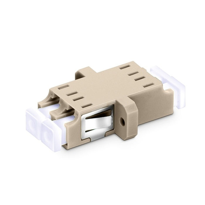 Duplex OM1/OM2 SC Footprint Fiber Optic Adapter with Flange