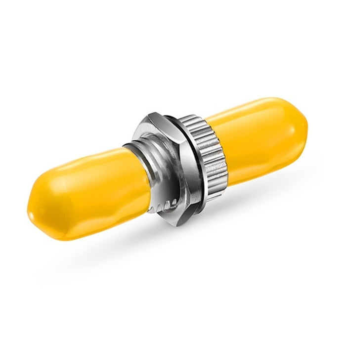 ST/UPC to ST/UPC Simplex Multimode Fiber Optic Adapter without Flange