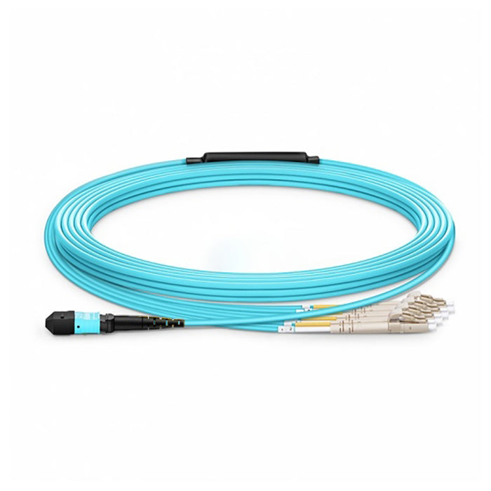 Duplex 8 Fibers OM3 Multimode Type A OFNP Breakout Cable